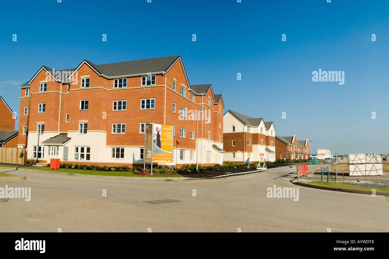 Chapelford villaggio urbano a Warrington. Foto Stock