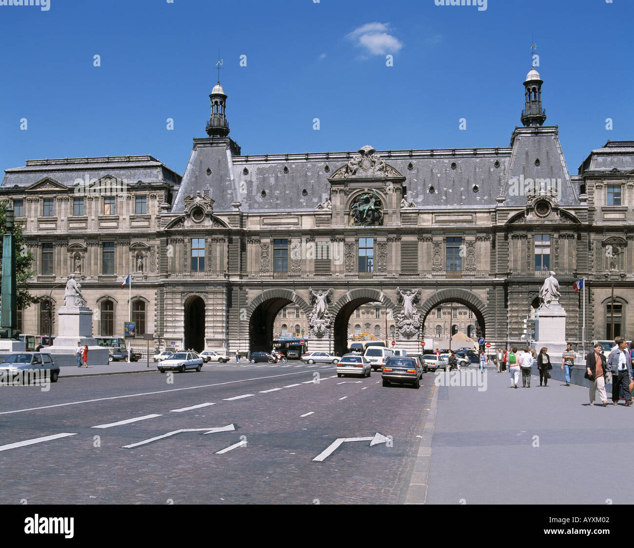 Museo del Louvre a Parigi Foto Stock