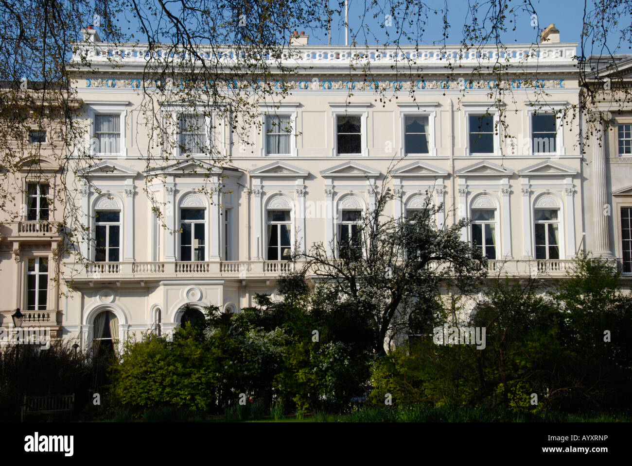 La East India Club in St James's Square Londra Foto Stock