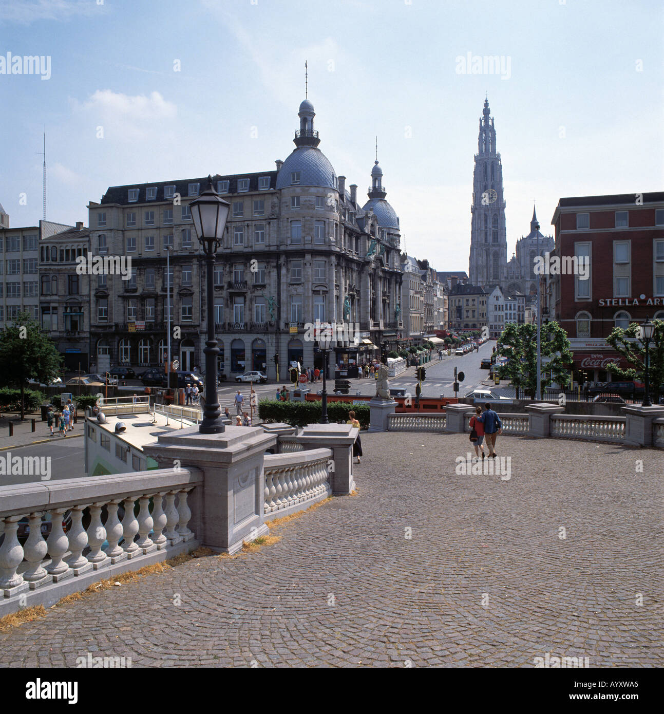 Liebfrauen Kathedrale in Antwerpen Foto Stock