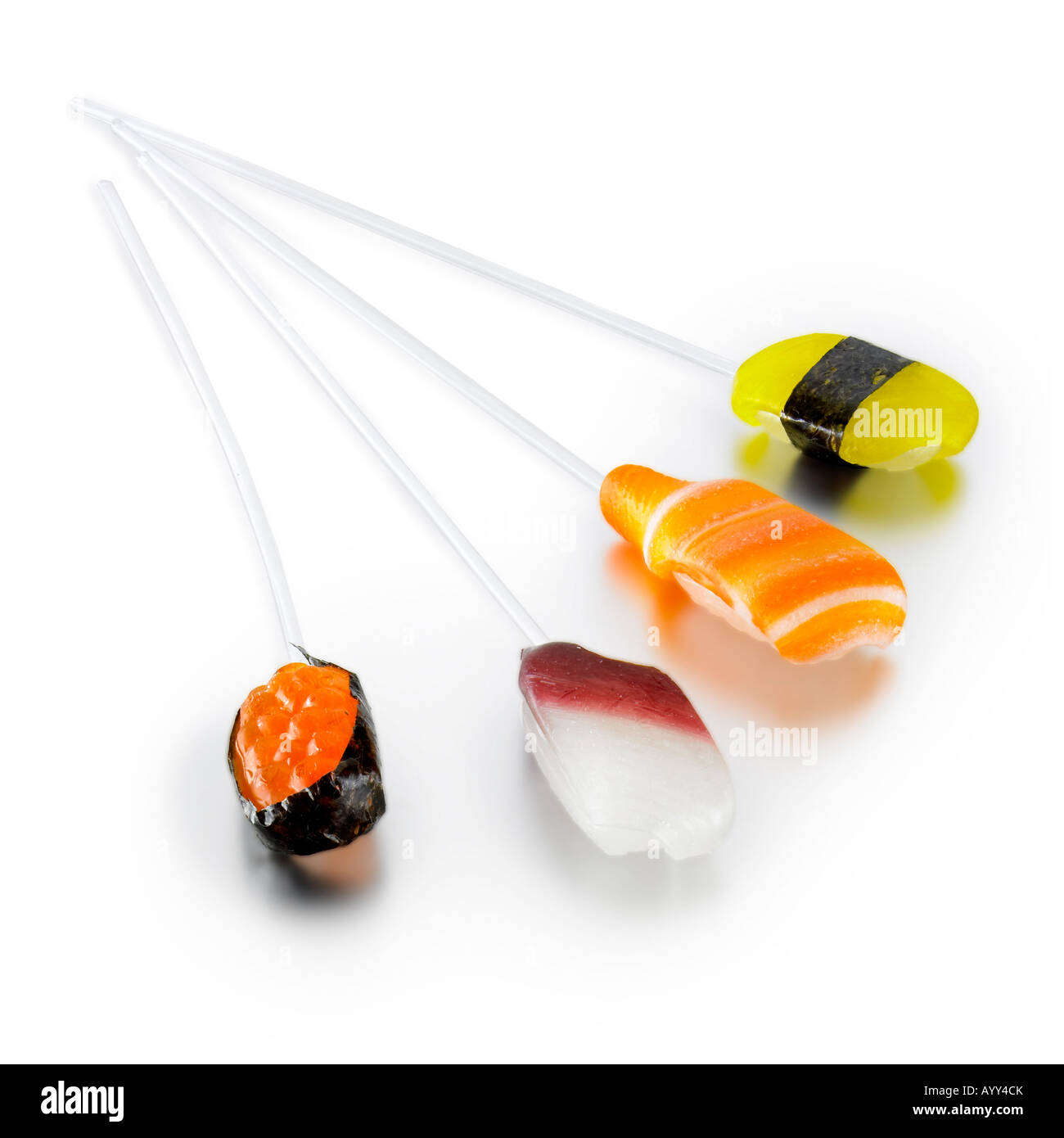 i dolci di sushi fingono di zucchero Foto Stock