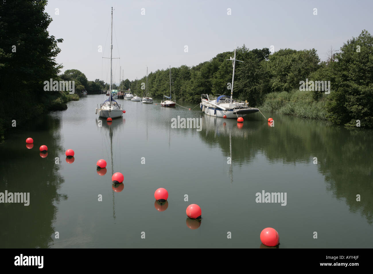 Il vecchio dock s sul fiume Severn Estuary a Lydney nel Forset di Dean Foto Stock