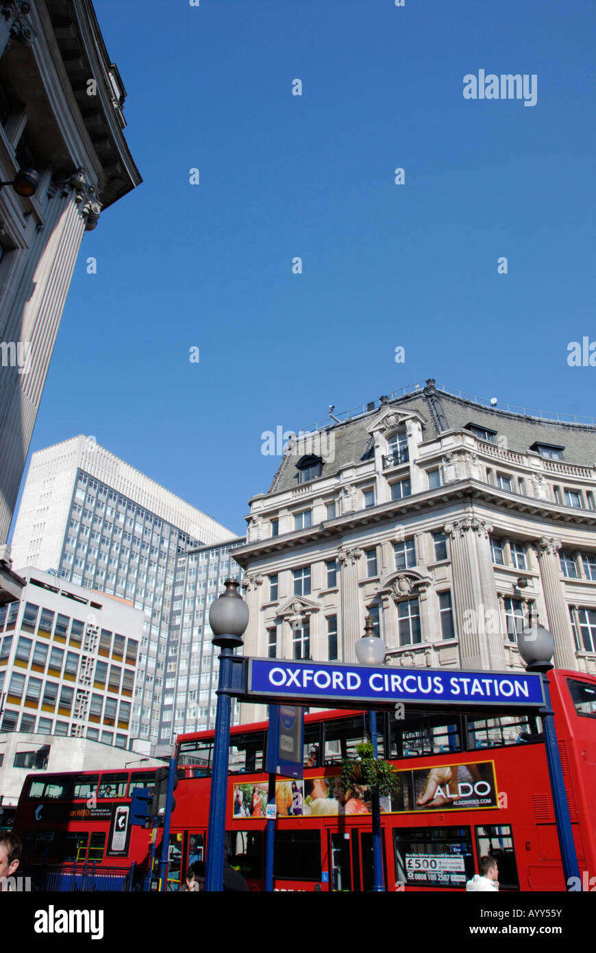 Oxford Circus London Inghilterra England Foto Stock