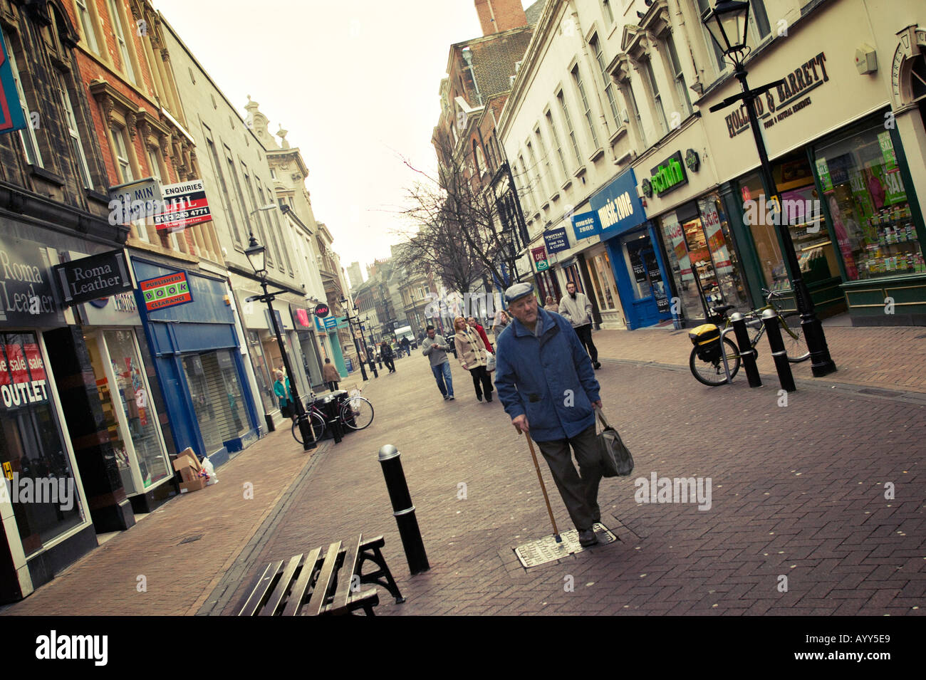 Whitefriargate nel centro di Hull, East Yorkshire, Inghilterra, Regno Unito Foto Stock