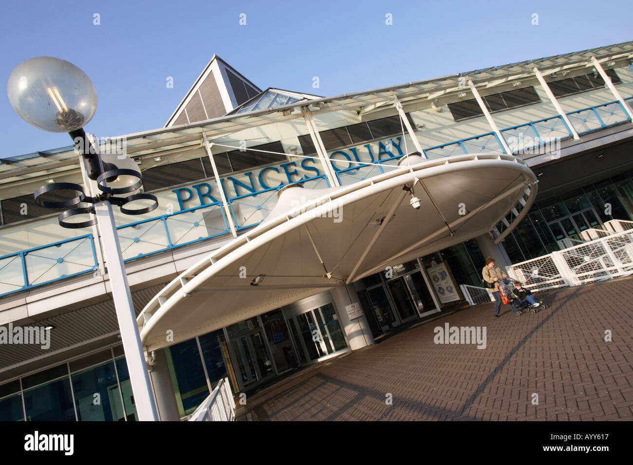 Princes Quay shopping center di Hull, East Yorkshire, Inghilterra, Regno Unito Foto Stock