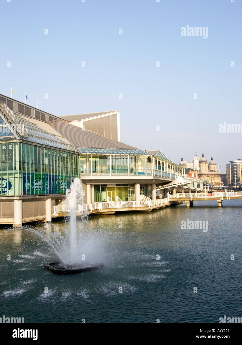 Princes Quay shopping center di Hull, East Yorkshire, Inghilterra, Regno Unito Foto Stock