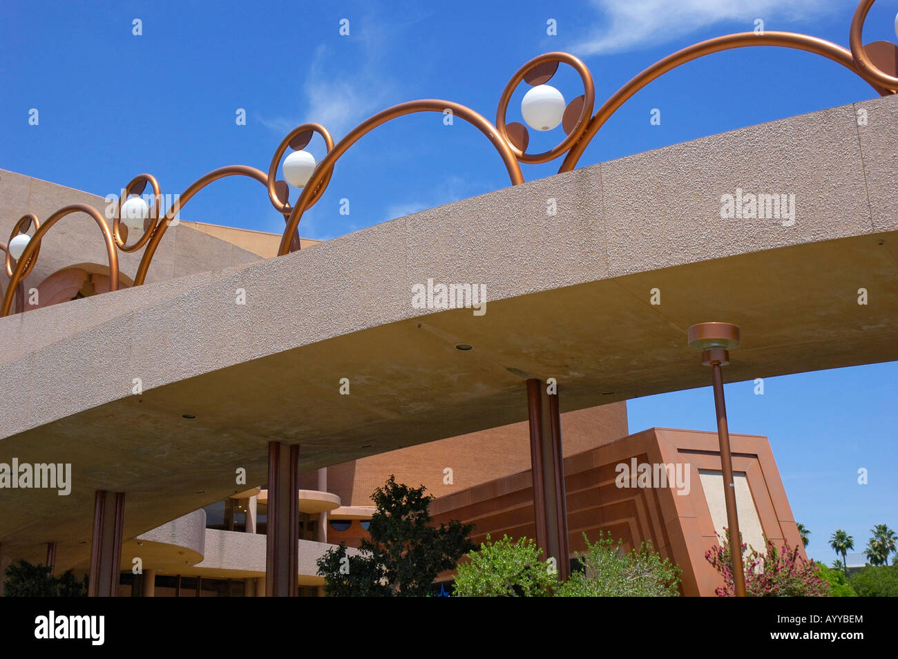 Grady memorial Gammage Auditorium di Arizona State University campus Tempe AZ Frank Lloyd Wright architetto Foto Stock