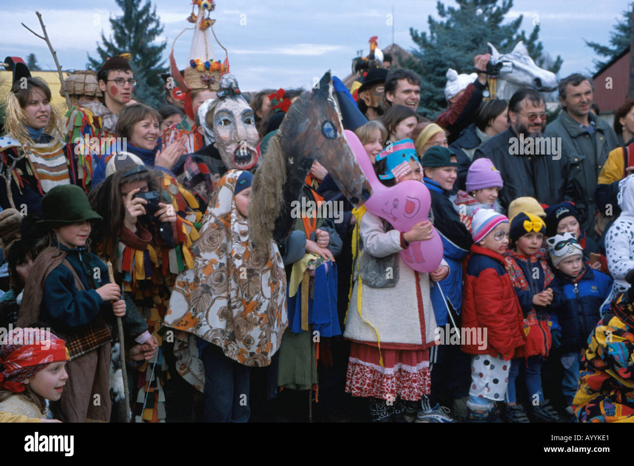 Carnevale in Repubblica Ceca Foto Stock