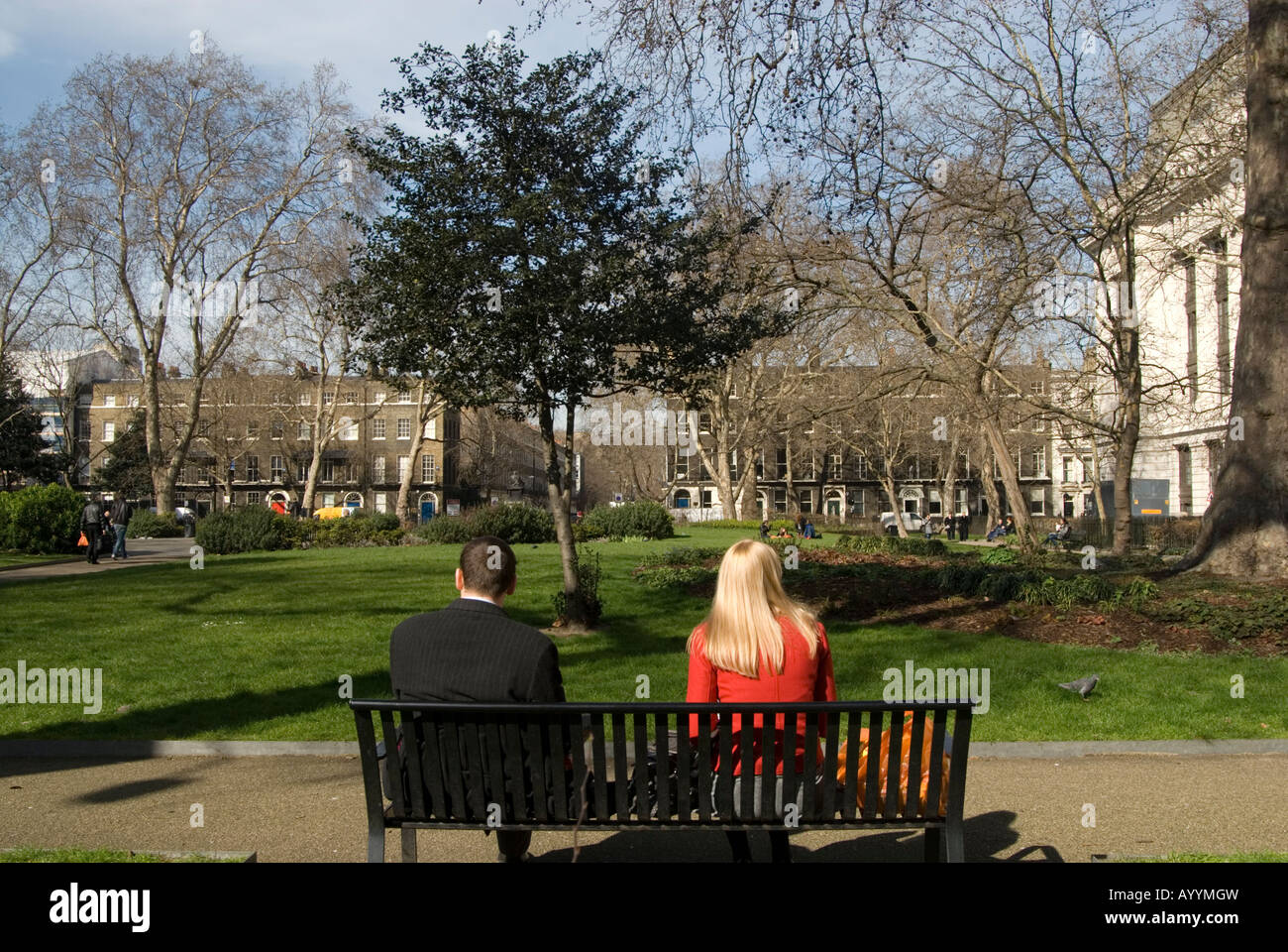 Bloomsbury Square, London, England, Regno Unito Foto Stock