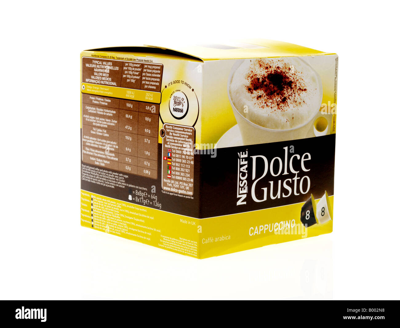 Cappuccino cialde Foto Stock