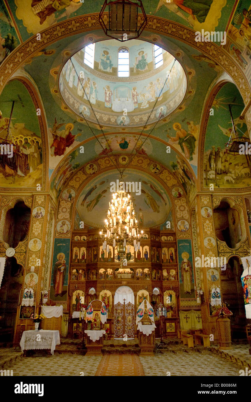 Il monastero, vicino a Baia Mare, in ROMANIA Foto Stock