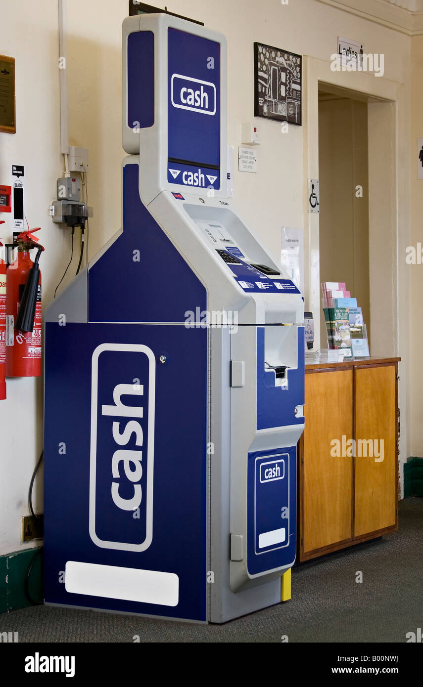 Un Bancomat, Sussex England Foto Stock