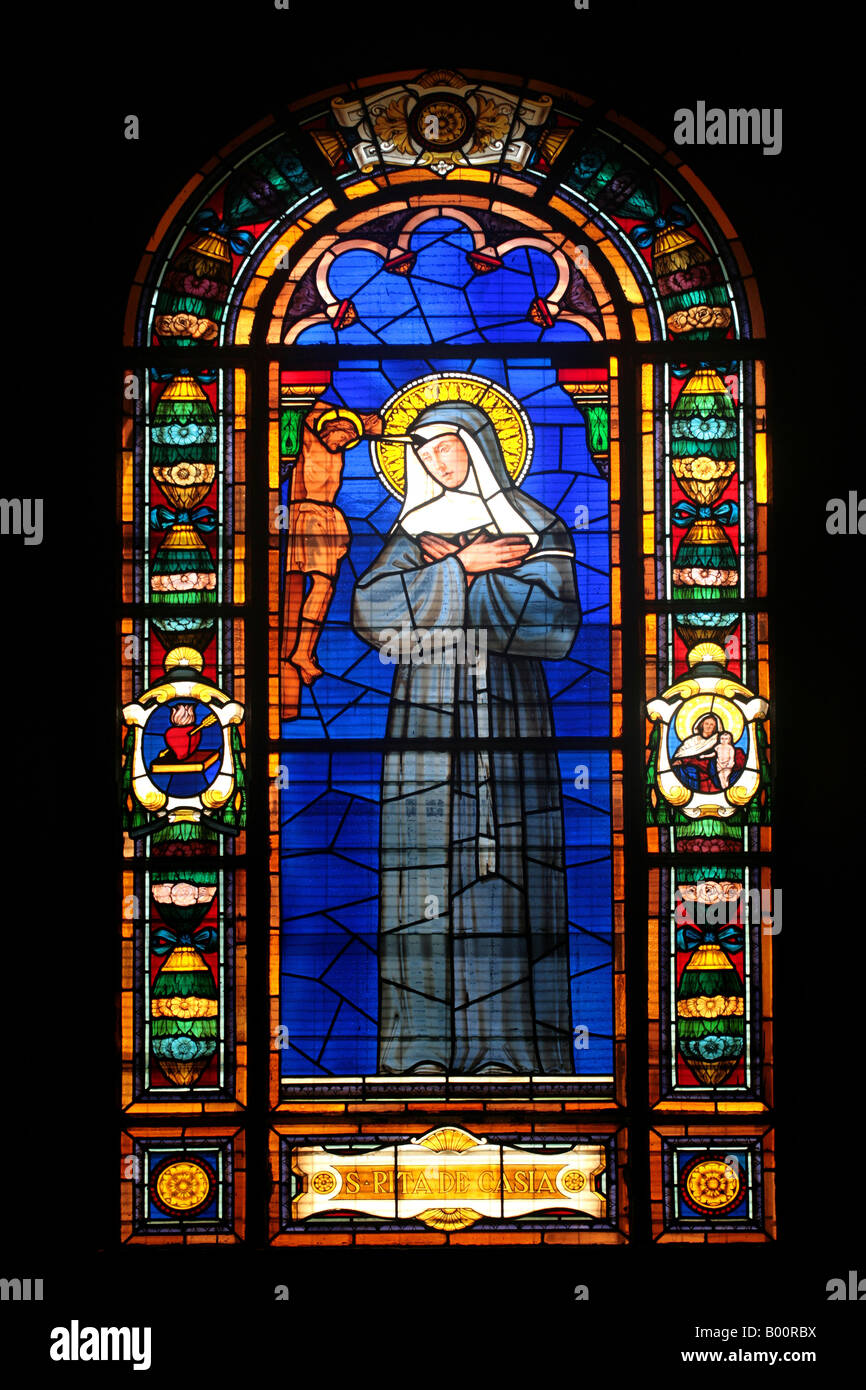 Le visualizzazioni e i dettagli della chiesa di San Jose di Panama s Casco Antiguo dove l altare de Oro Oro altare è collocato Foto Stock