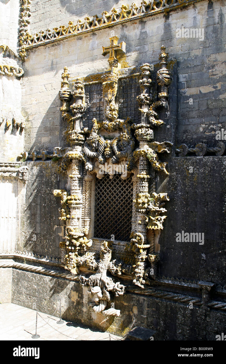 Cavalieri Templari, Convento dei Cavalieri di Cristo, Tomar, Portogallo Foto Stock