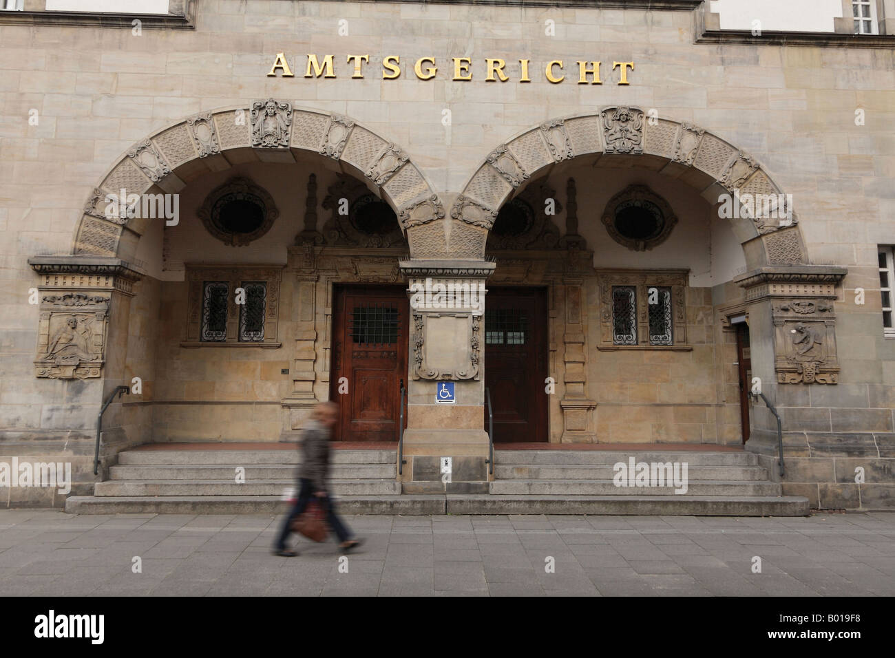 Corte locale Amtsgericht di Amburgo Germania Foto Stock