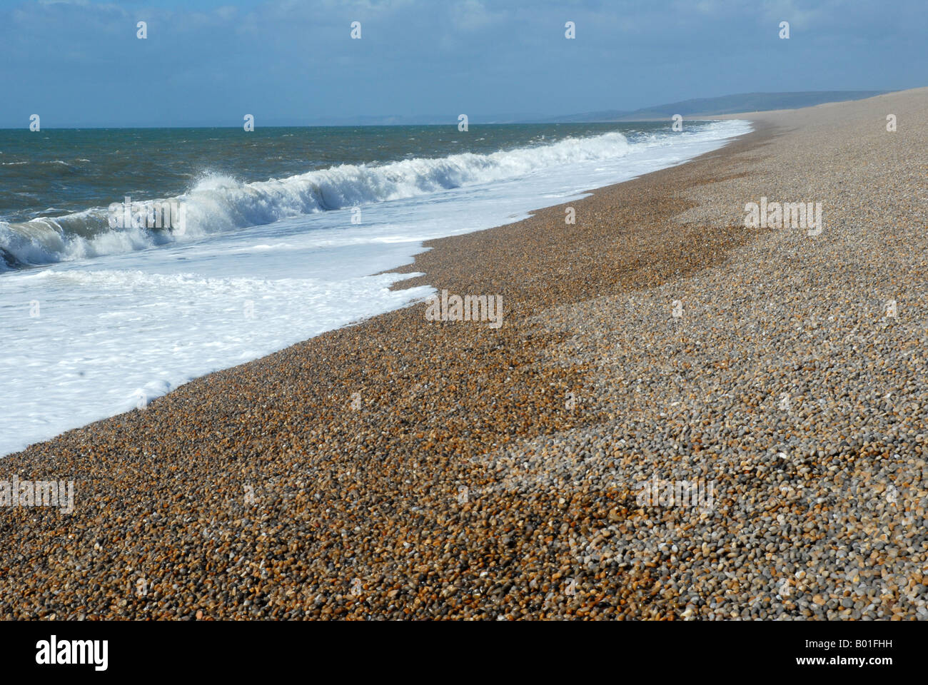 Pietre su Chesil Beach Dorset Foto Stock