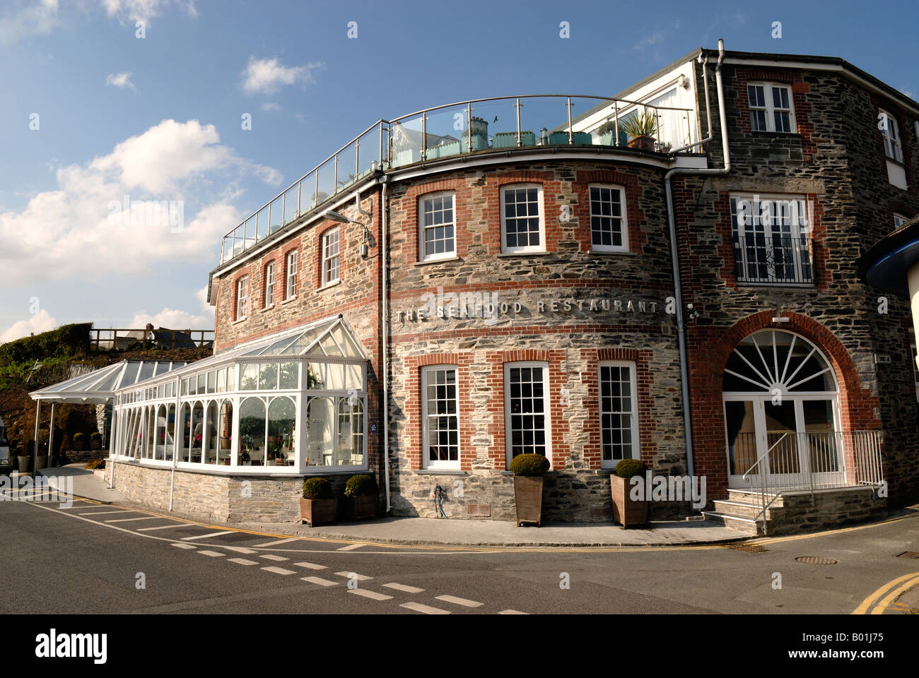 Rick Steins Seafood restaurant Padstow Cornwall Foto Stock