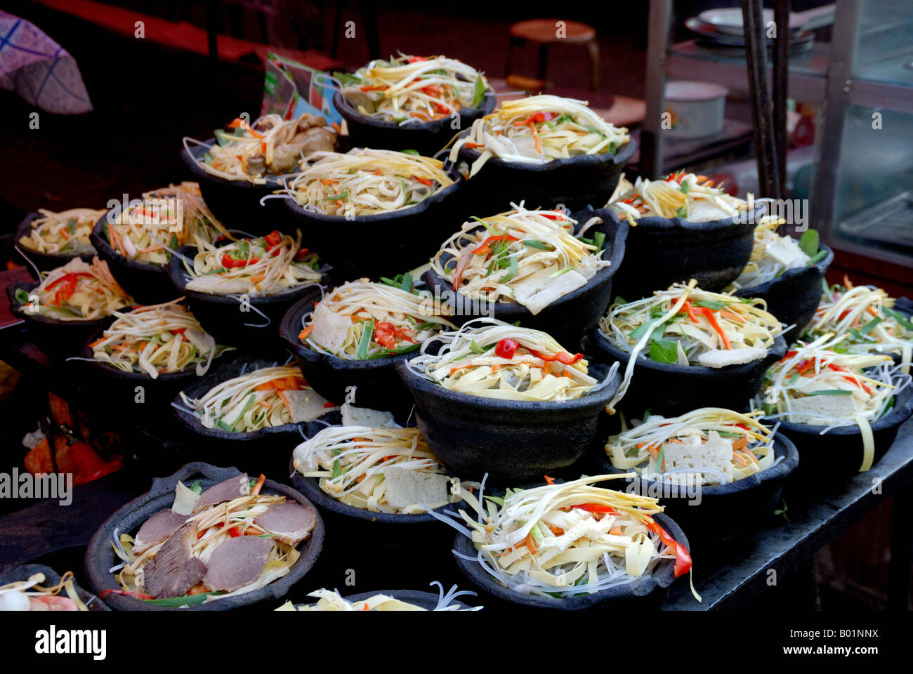 Cibo cinese :casseruola Foto Stock