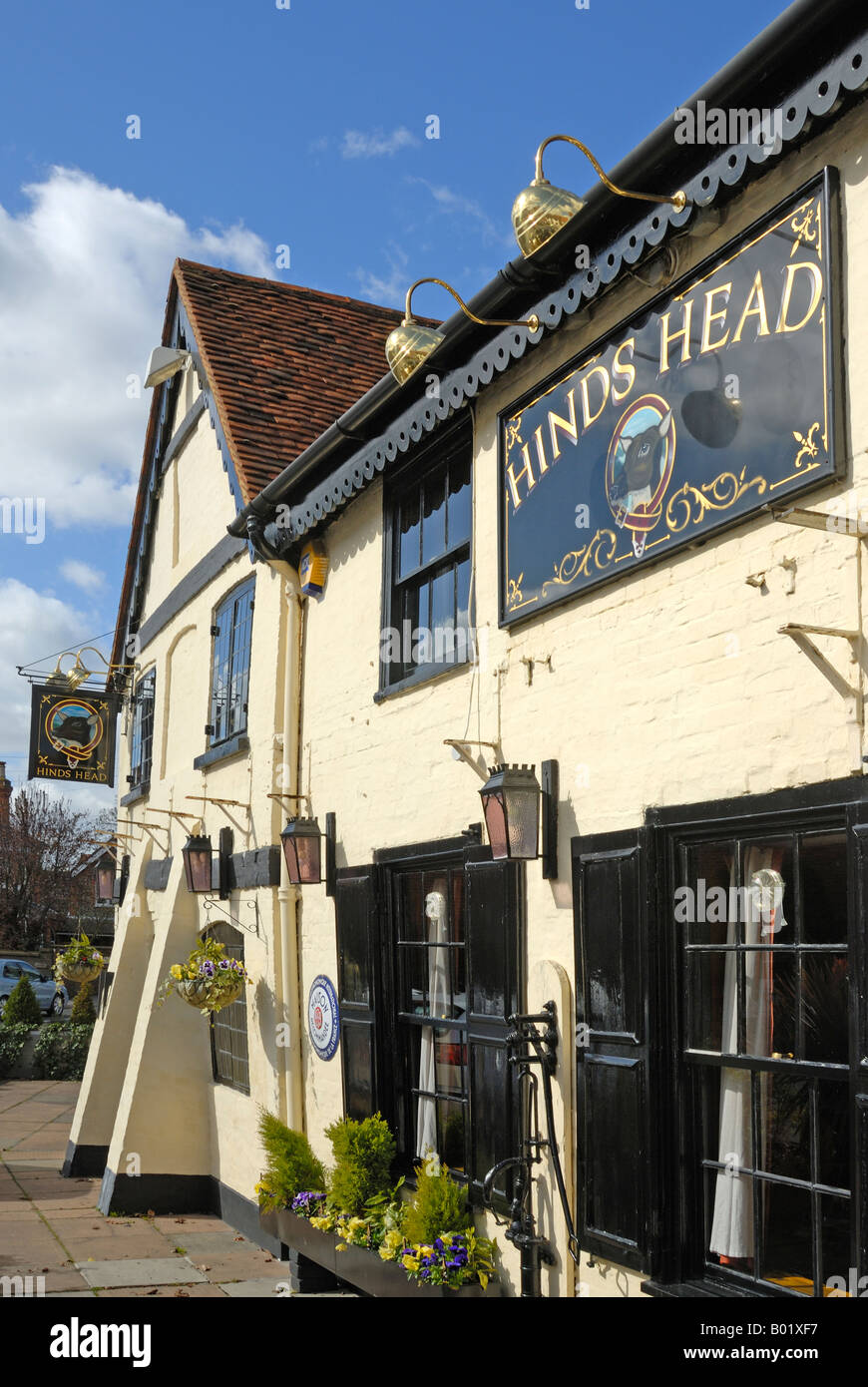Hind's Head Pub, Bray Foto Stock