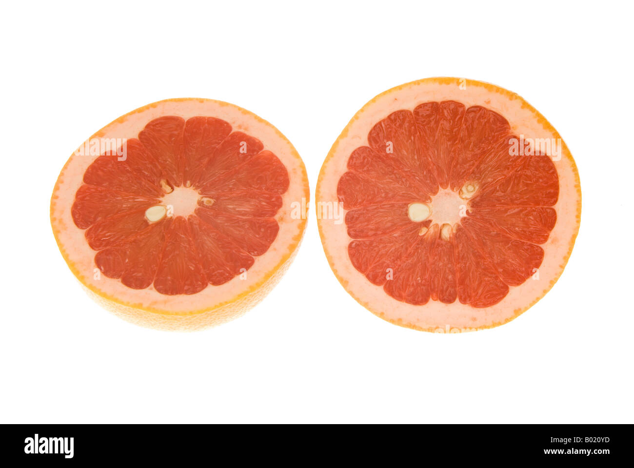 Rosso rubino di pompelmi e di pomeli Foto Stock