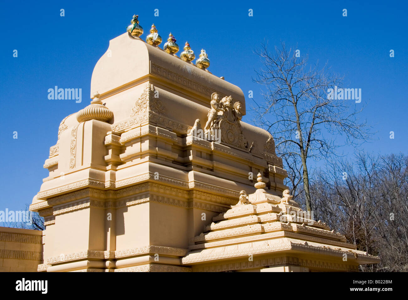 Ganesha-Shiva-Durga Temple Foto Stock
