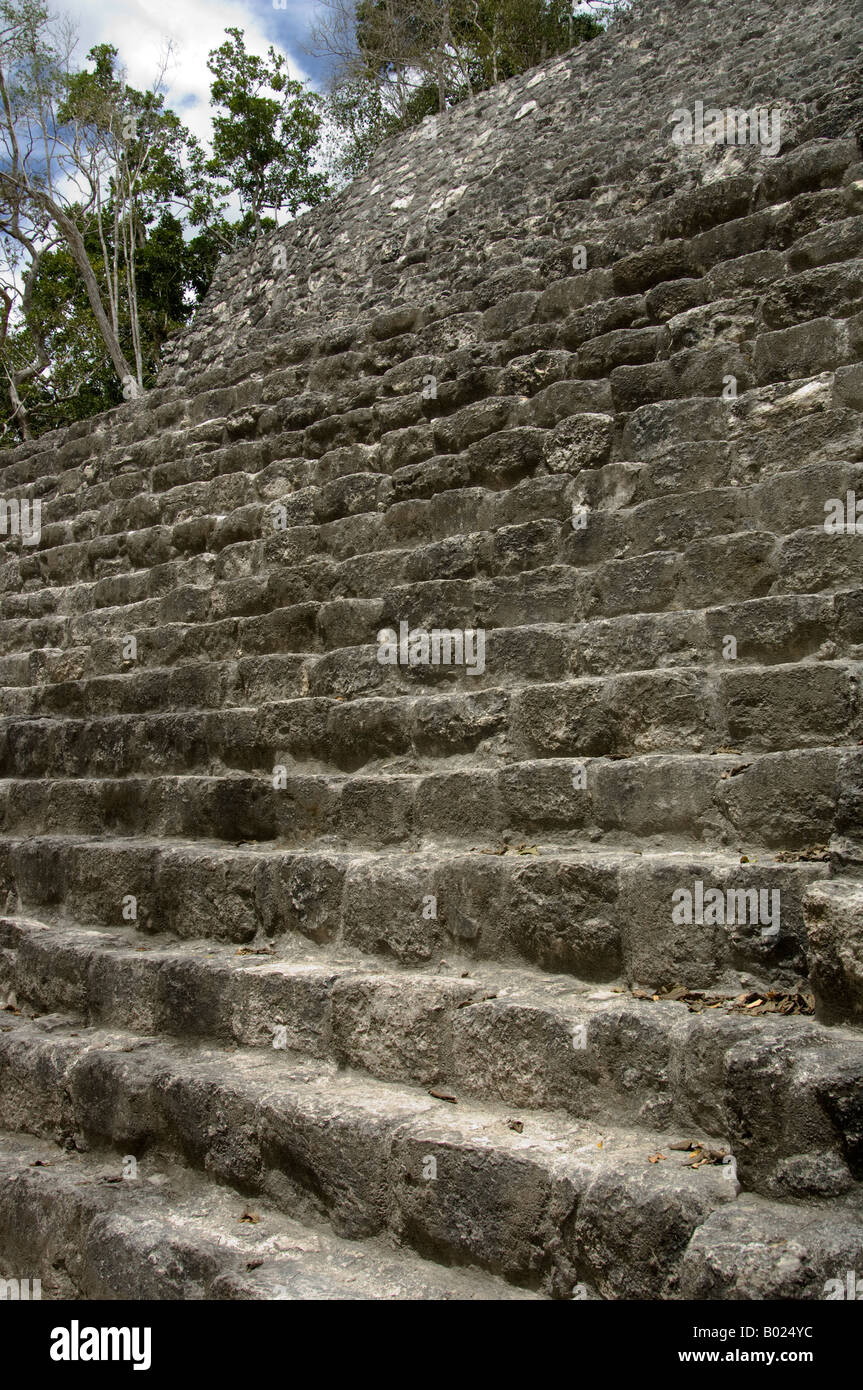 Le rovine maya di Calakmul Foto Stock