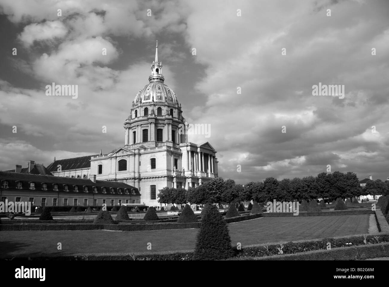 L Eglise du Dome a Parigi, ultimo luogo di riposo di Napoleone Bonaparte. Foto Stock