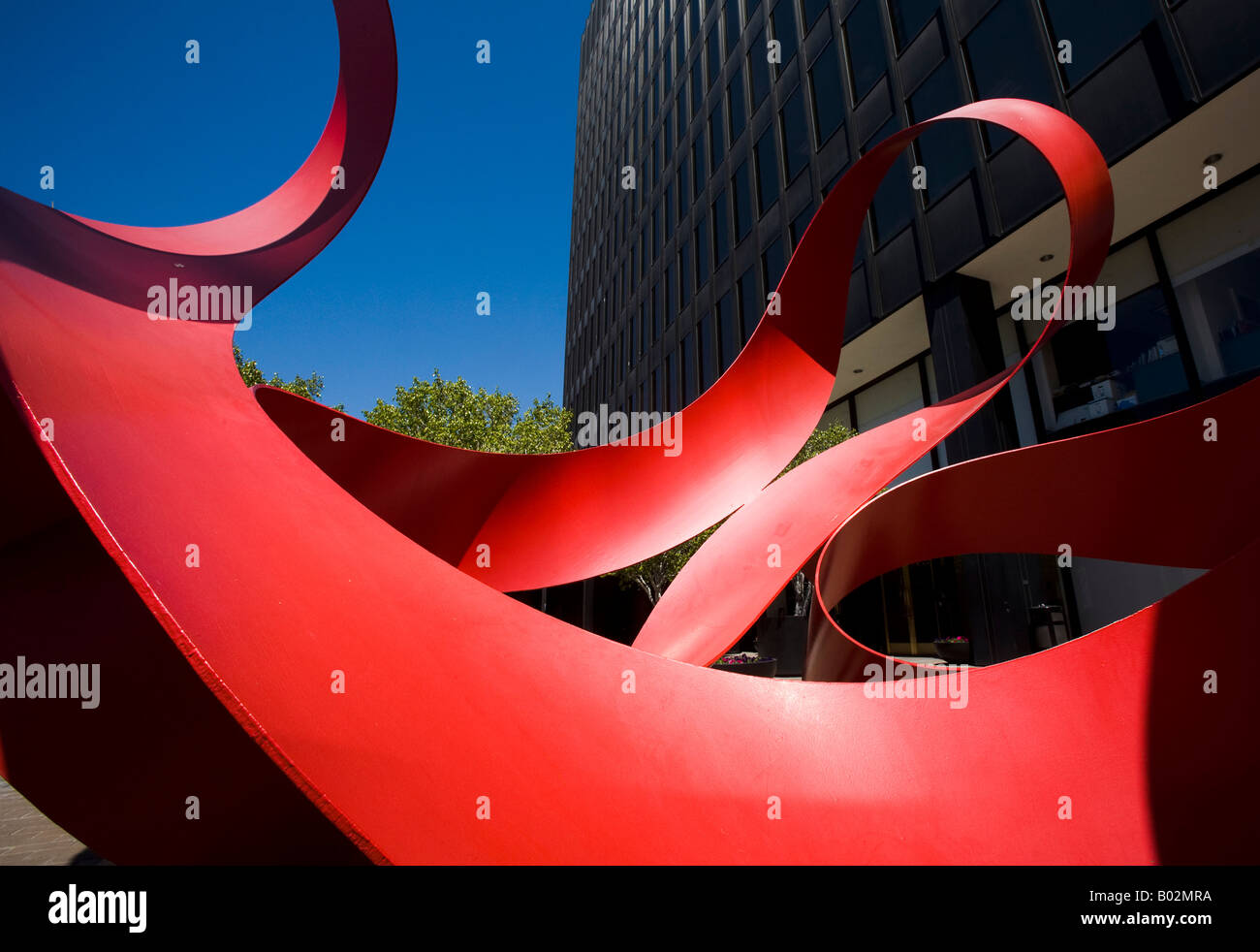 Statua di Charles Perry 9665 Wilshire Blvd Beverly Hills Los Angeles County in California negli Stati Uniti d'America Foto Stock