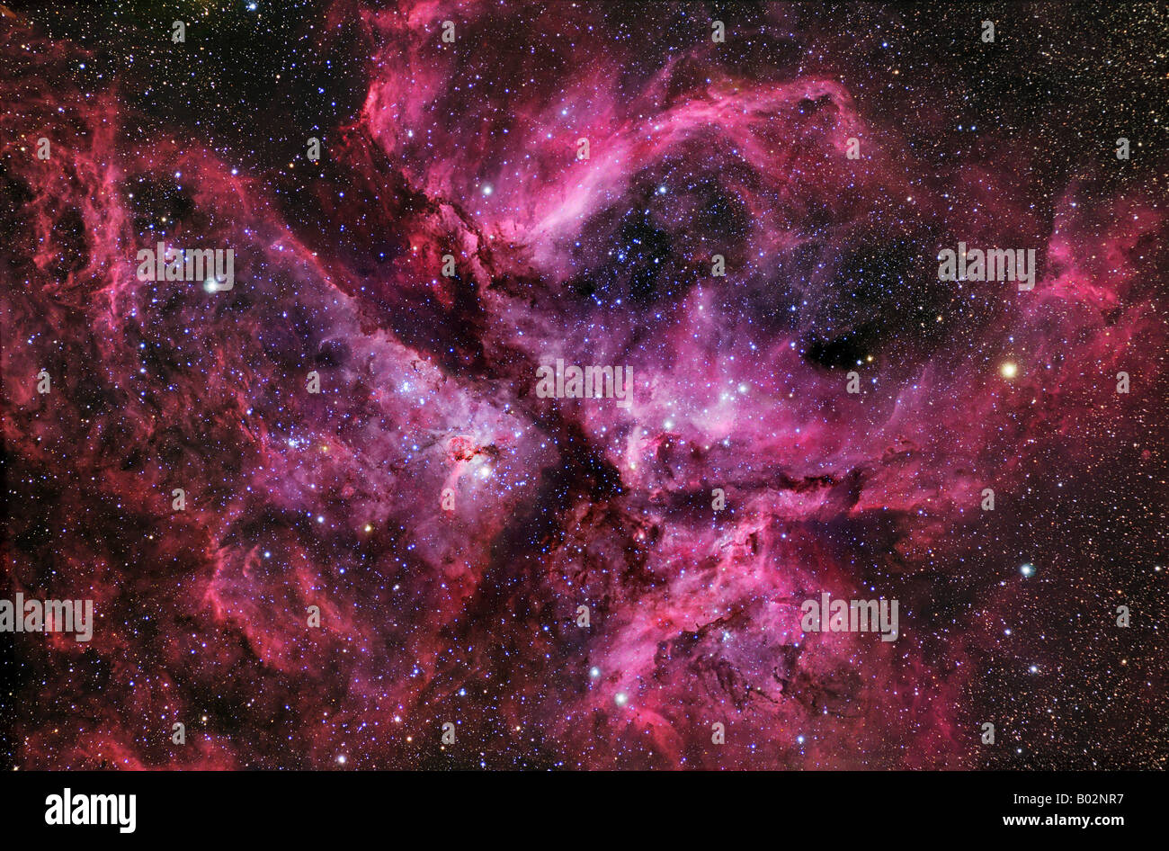 NGC 7332. L'Eta Carinae Nebula Foto Stock