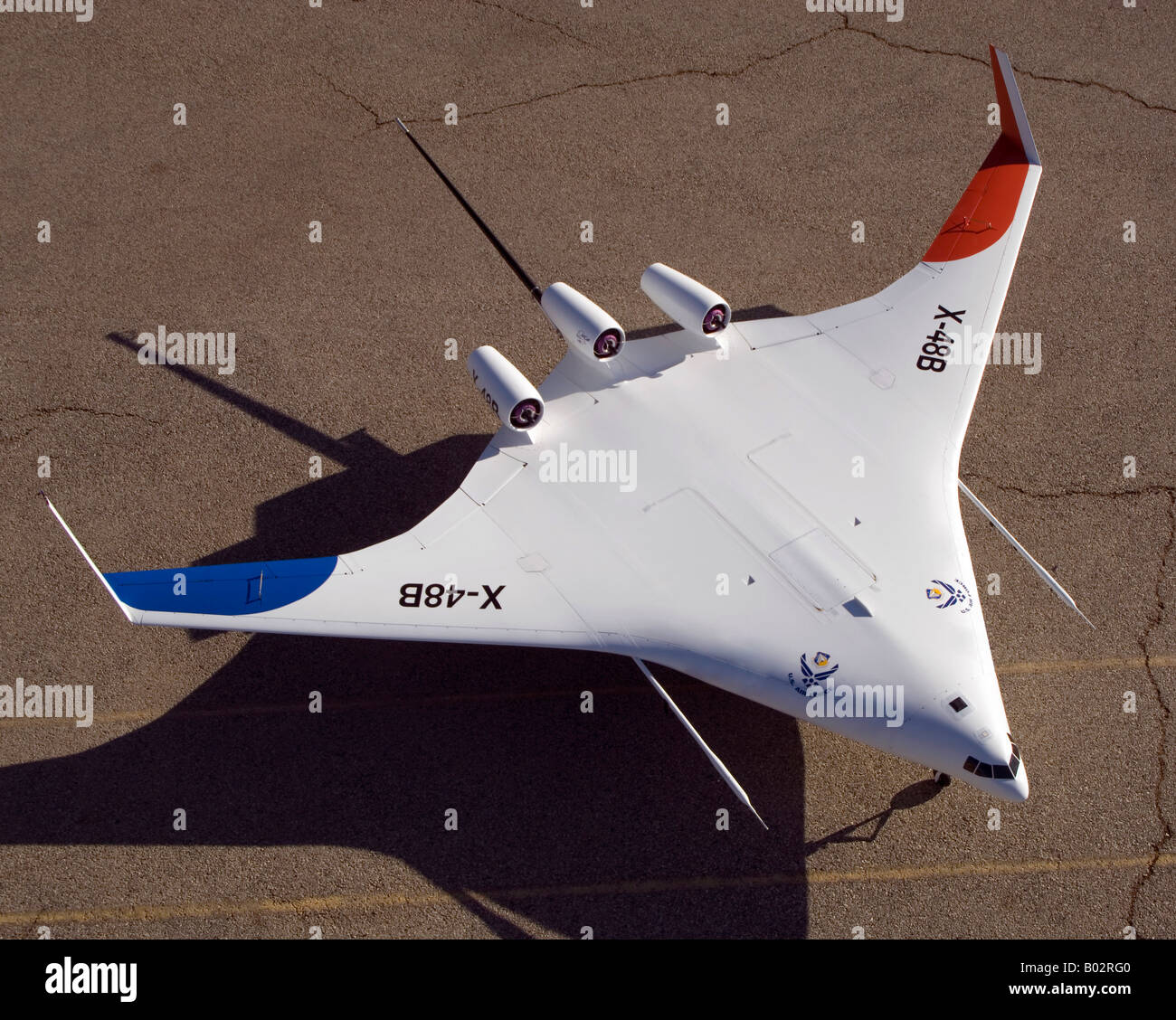 X-48B blended wing aeromobili del corpo. Foto Stock