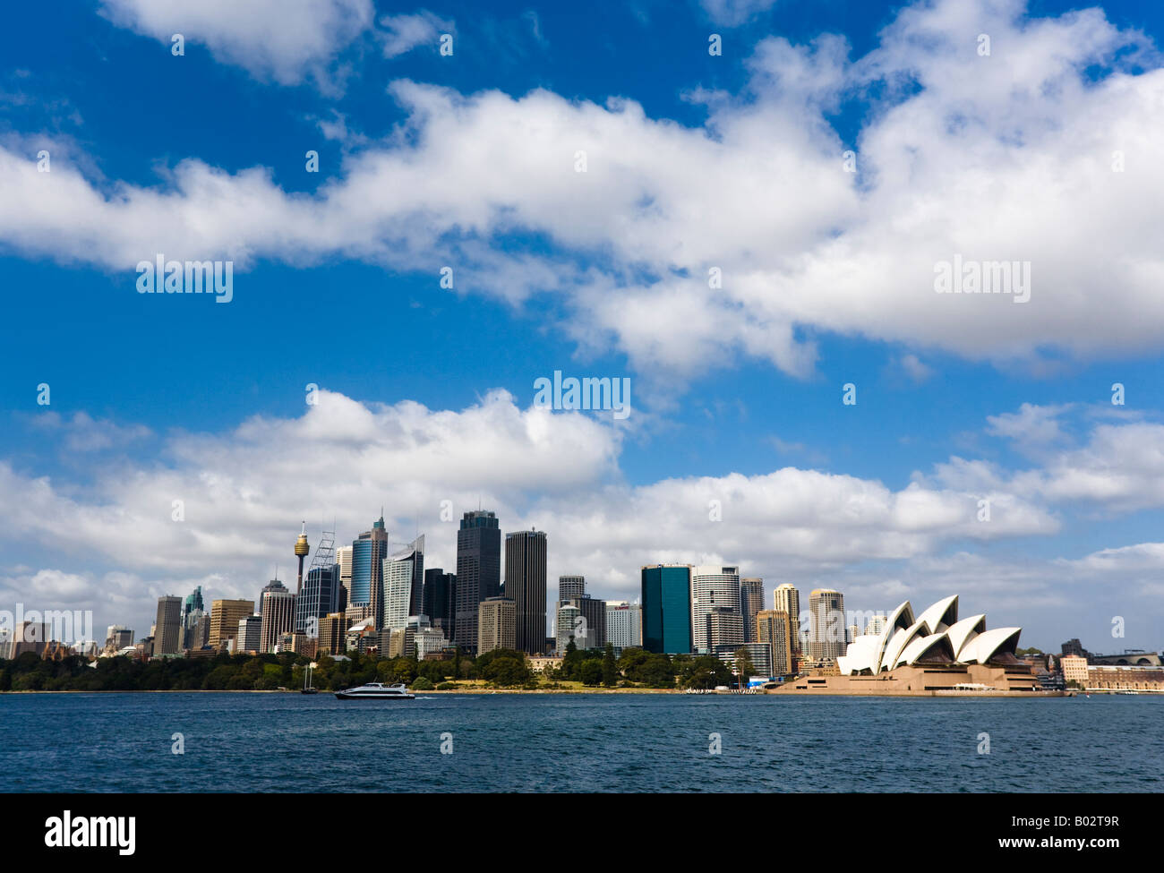 Acqua di Sydney font Foto Stock