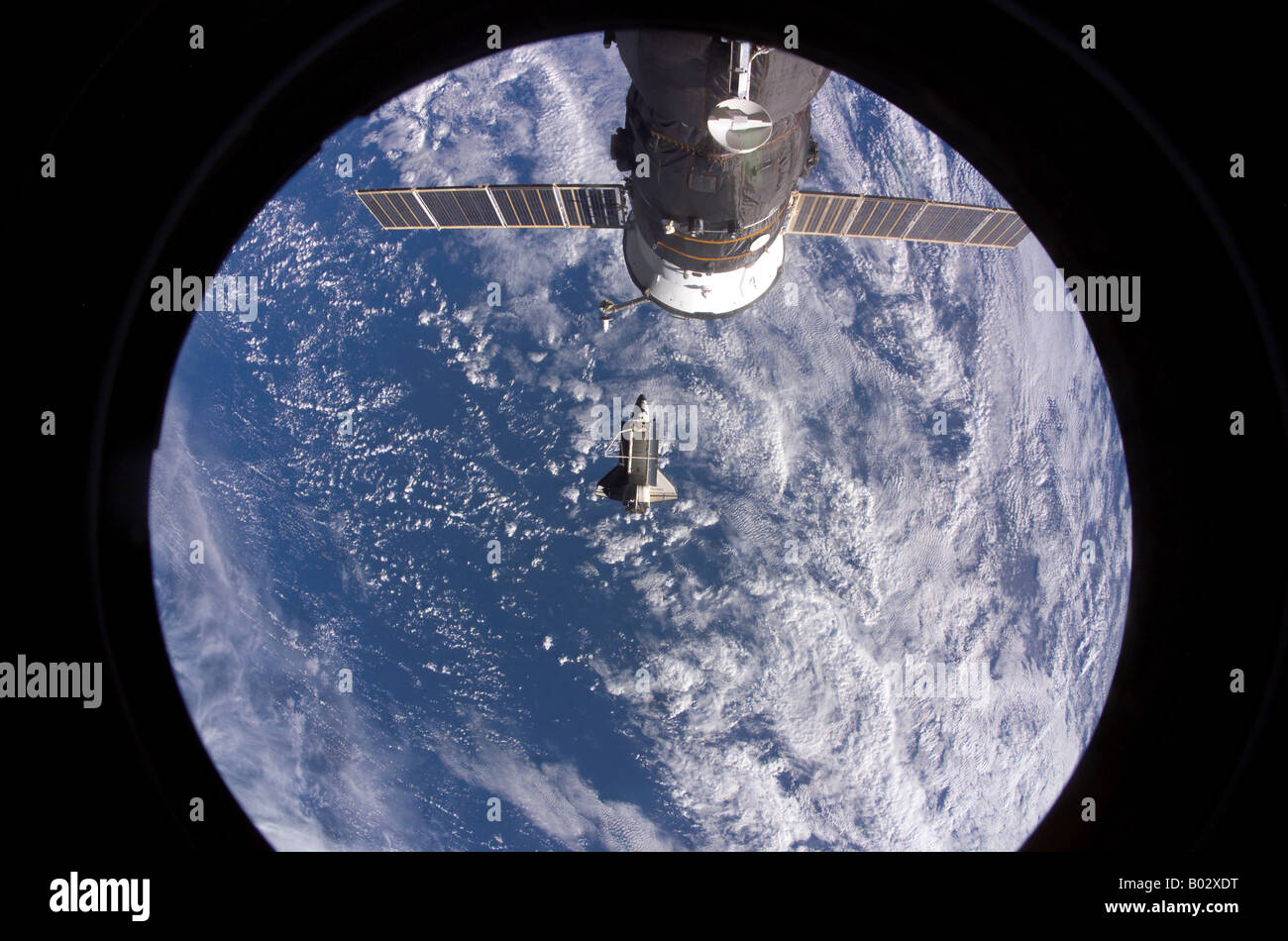 Lo Space Shuttle Discovery. Foto Stock