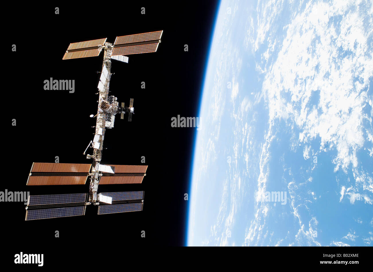 La Stazione Spaziale Internazionale Foto Stock
