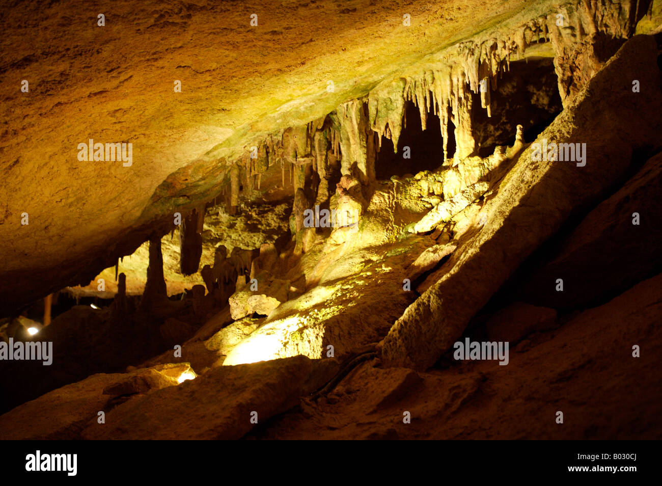 Le grotte sotterranee di Porto San Miguel Foto Stock