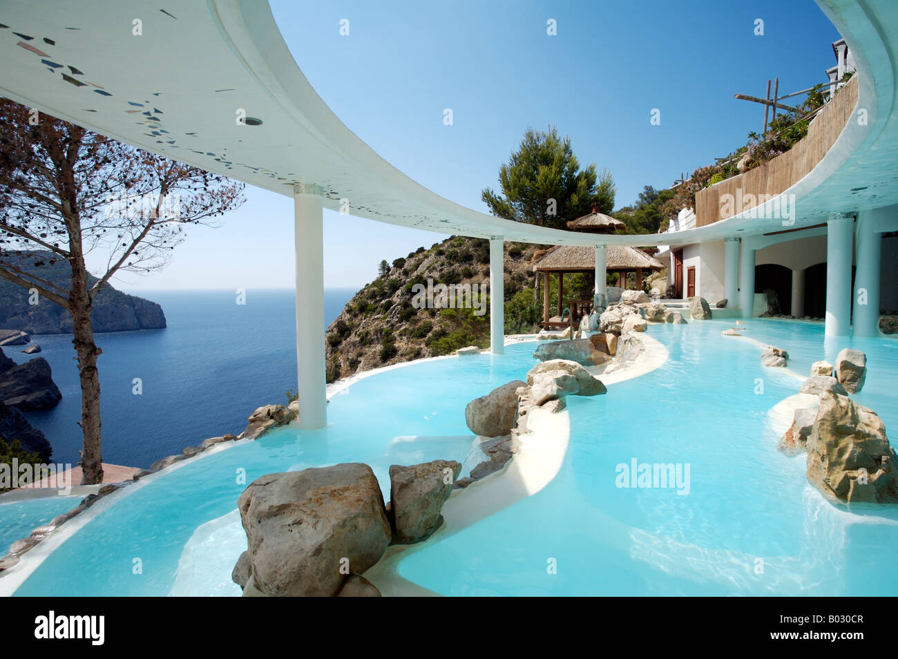 Spa Piscina presso l'Hotel Hacienda Xamina Foto Stock