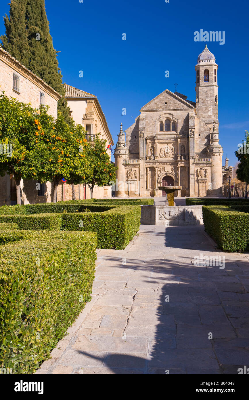 Capilla del Salvador (chiesa) in Plaza de Vazquez de Molina, città di Ubeda - un sito Patrimonio Mondiale dell'UNESCO, provincia di Jaén Foto Stock