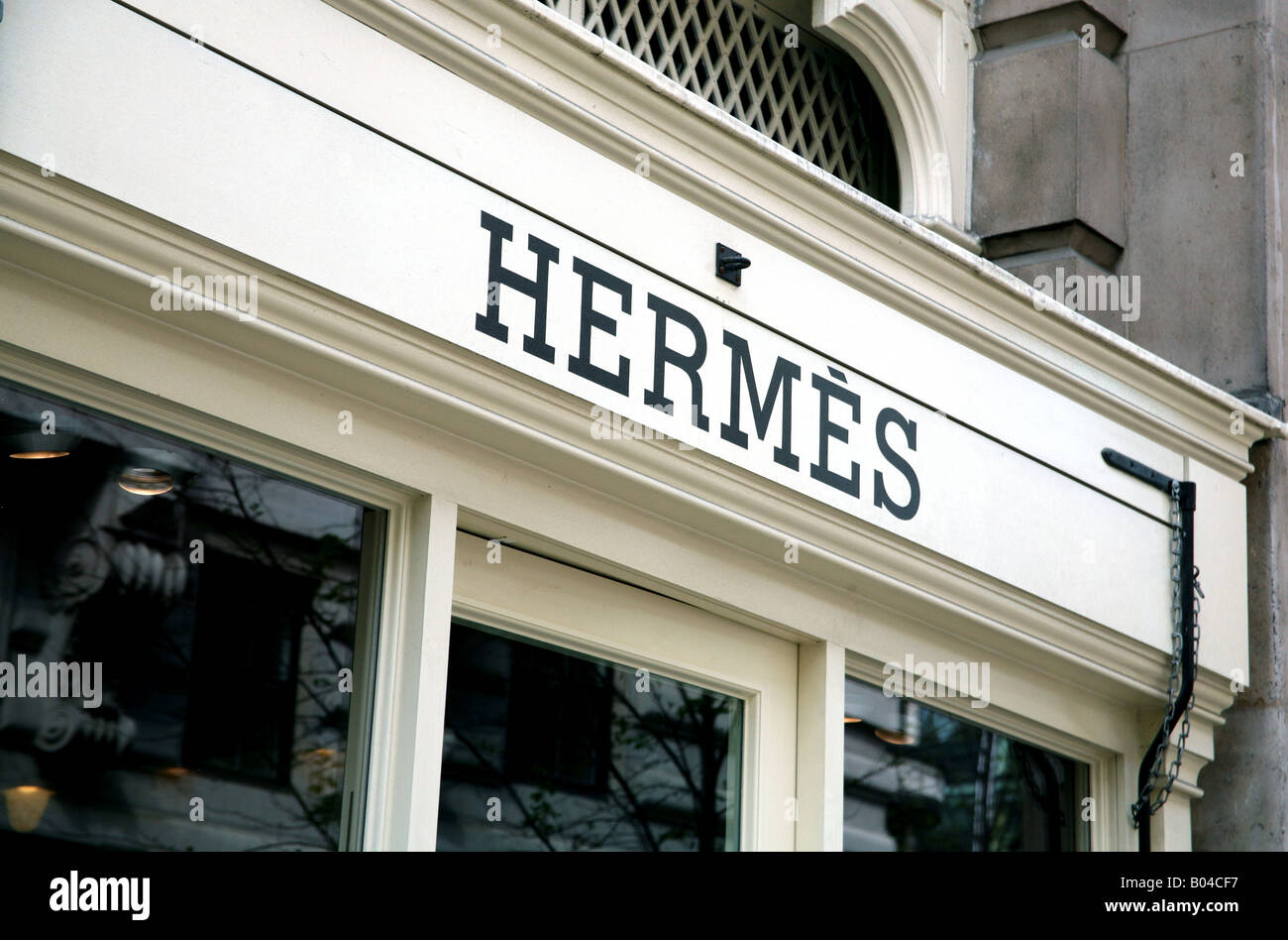 Hermes fashion shop nella città di Londra Foto Stock