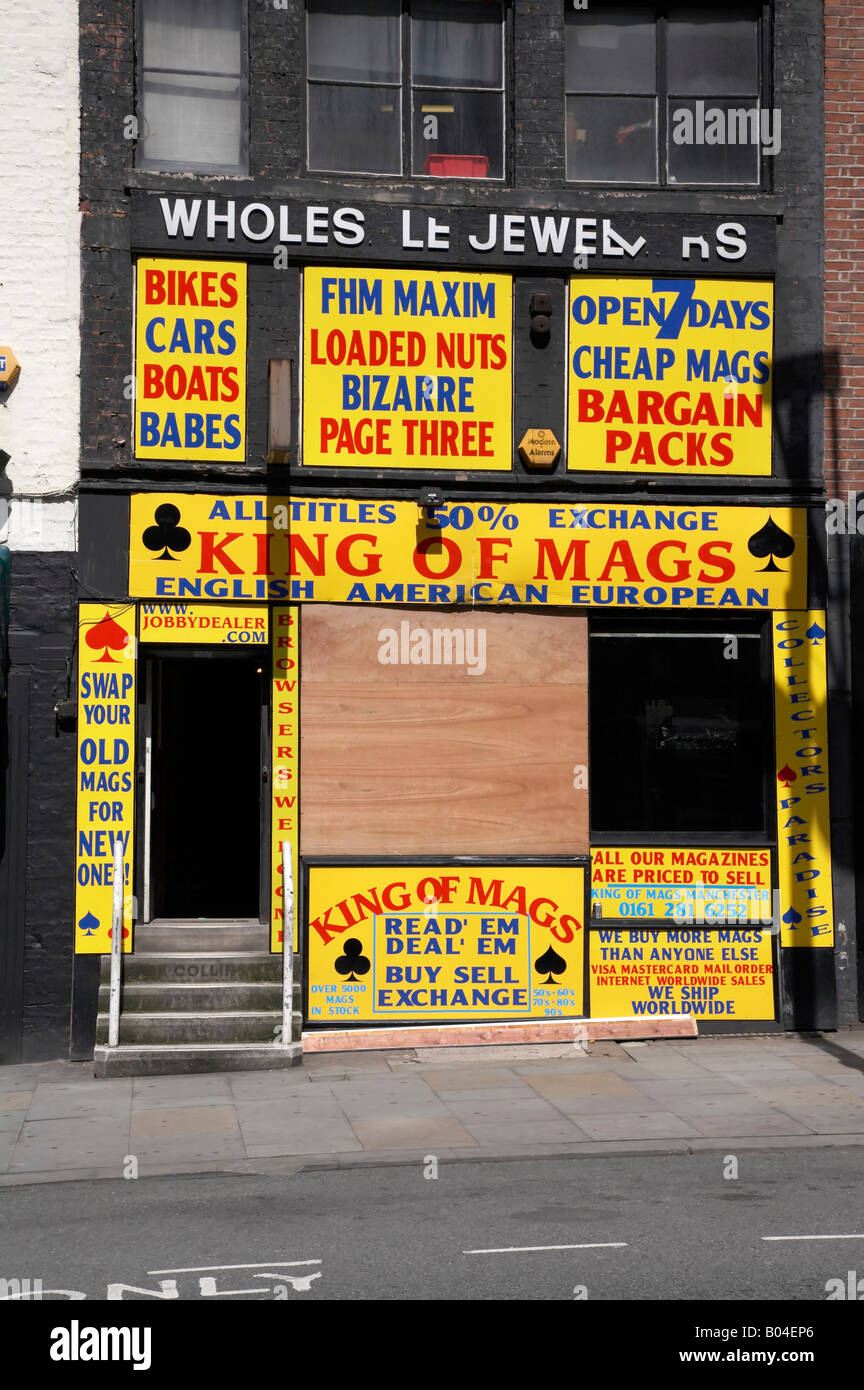 Re di mags bookshop in Manchester REGNO UNITO Foto Stock