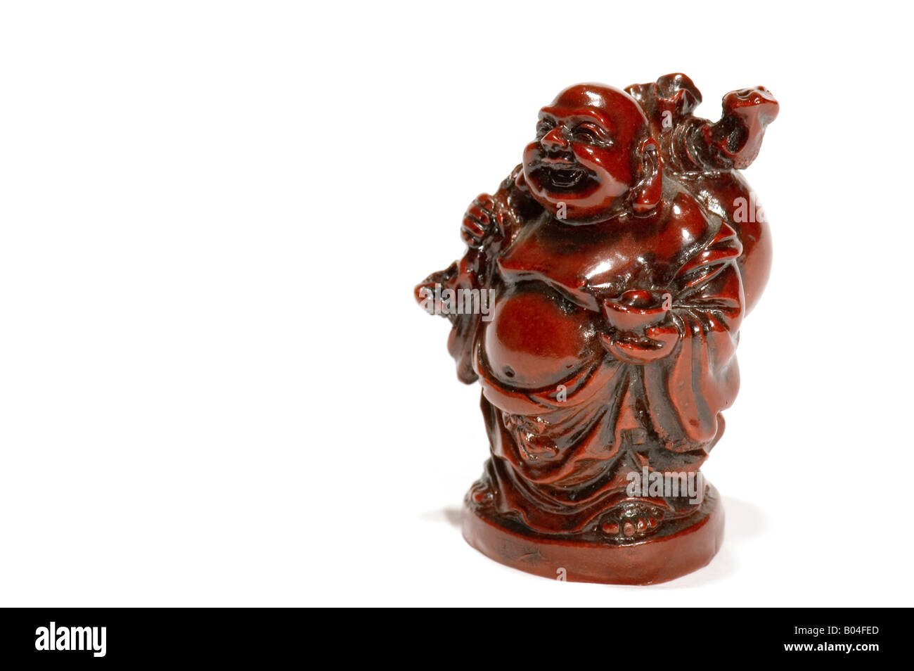 Oggetto di serie su bianco isolato figurina storia giapponese Foto Stock