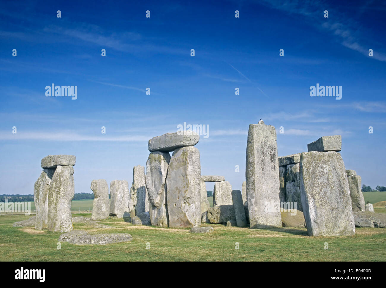 Stonehedge, Inghilterra monumento preistorico landmark Foto Stock