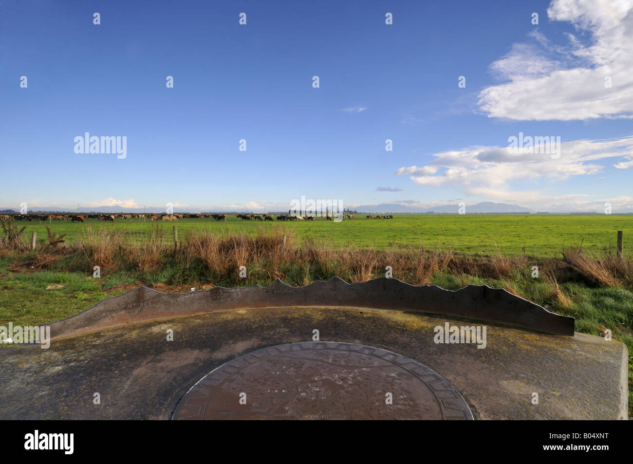 Ashburton campagna Isola del Sud della Nuova Zelanda Foto Stock