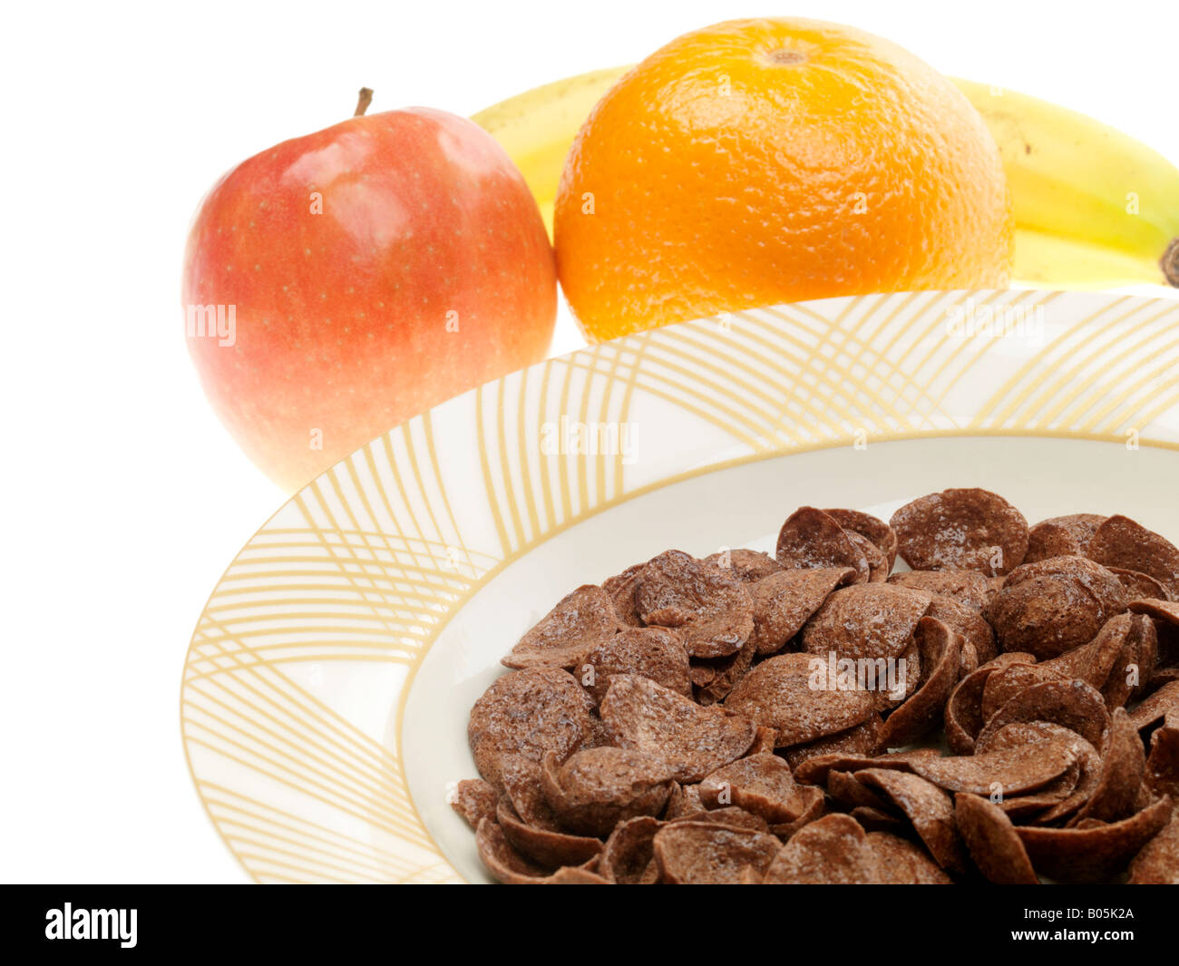 Ciotola di coco pops mega munchers con frutta Foto Stock