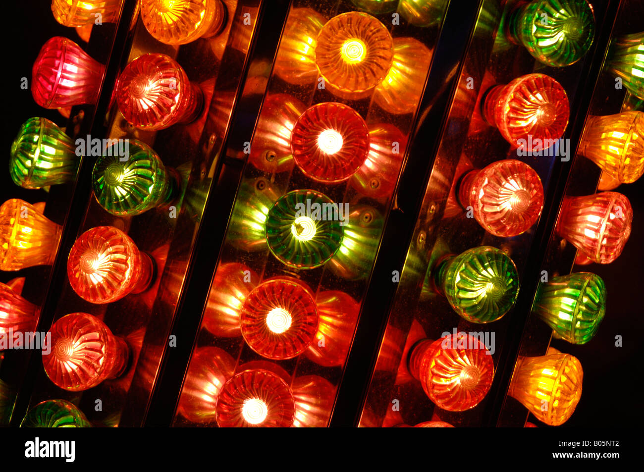 Le luci della fiera Foto Stock