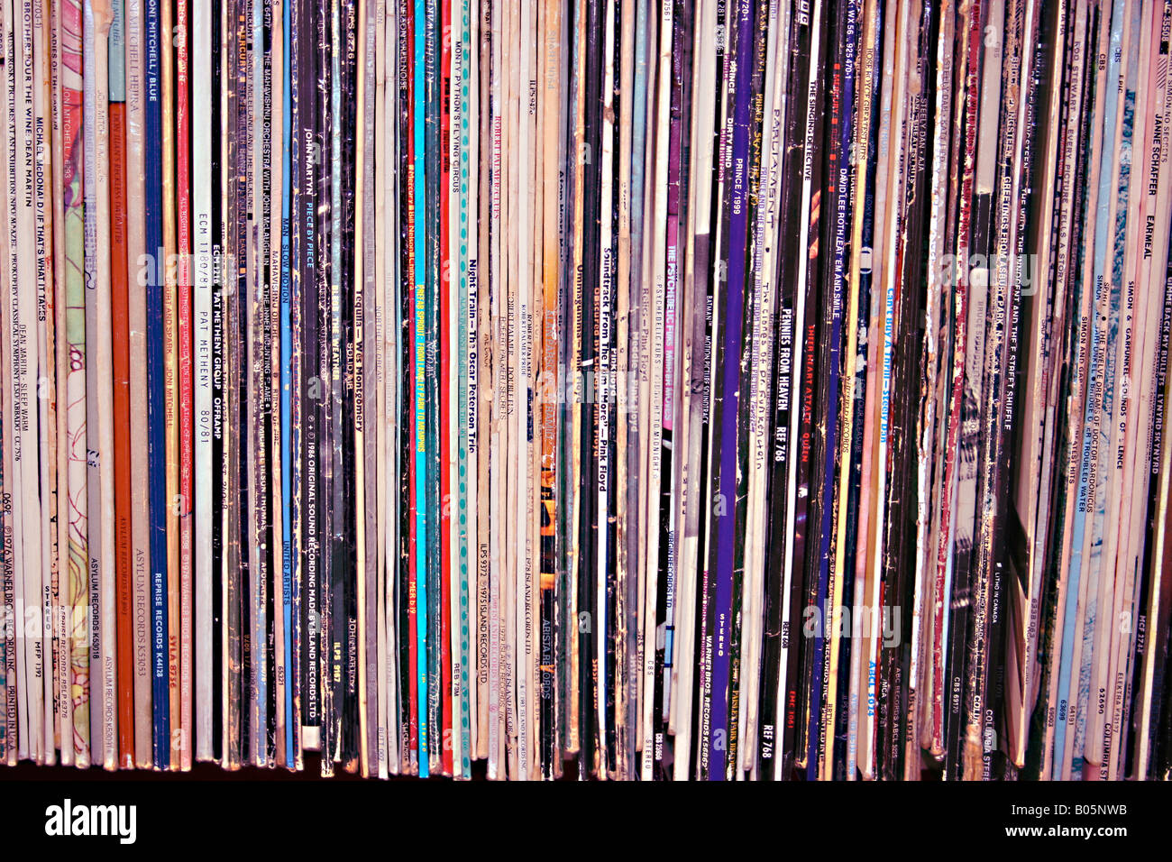 LP vinil collection Foto Stock