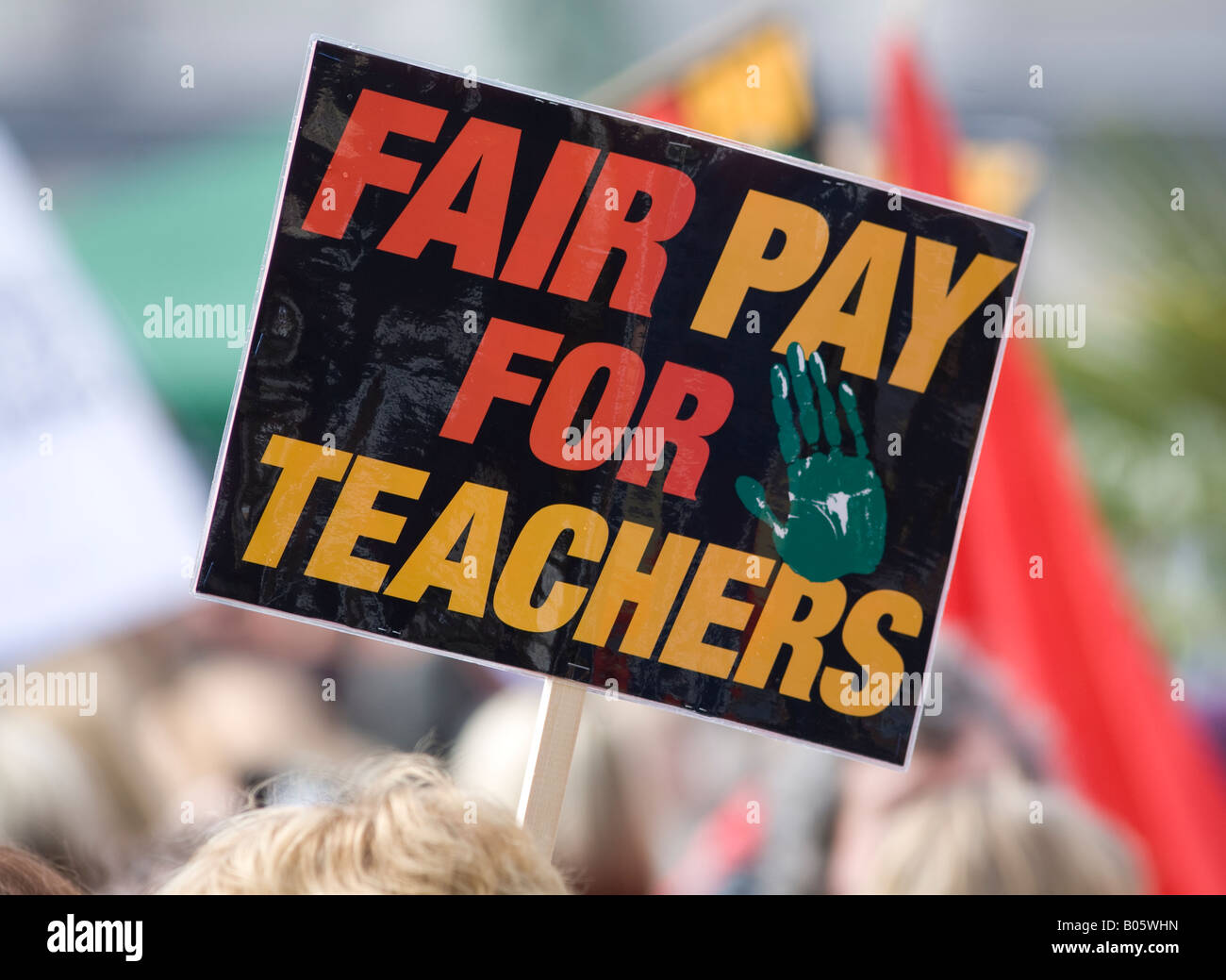 Unione nazionale degli insegnanti sciopero Birmingham REGNO UNITO Foto Stock
