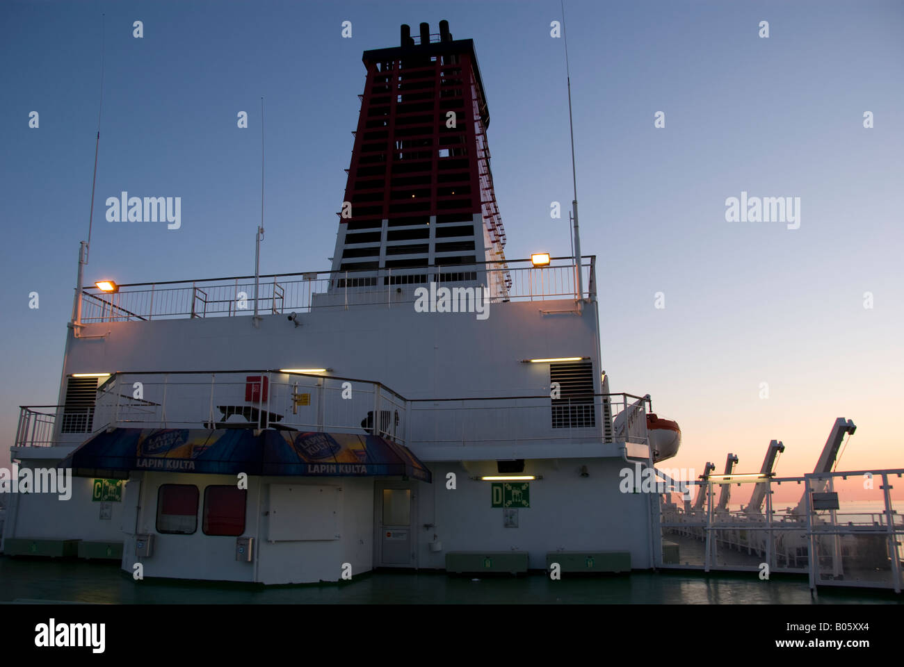 Una crociera sul Baltico ocean Foto Stock