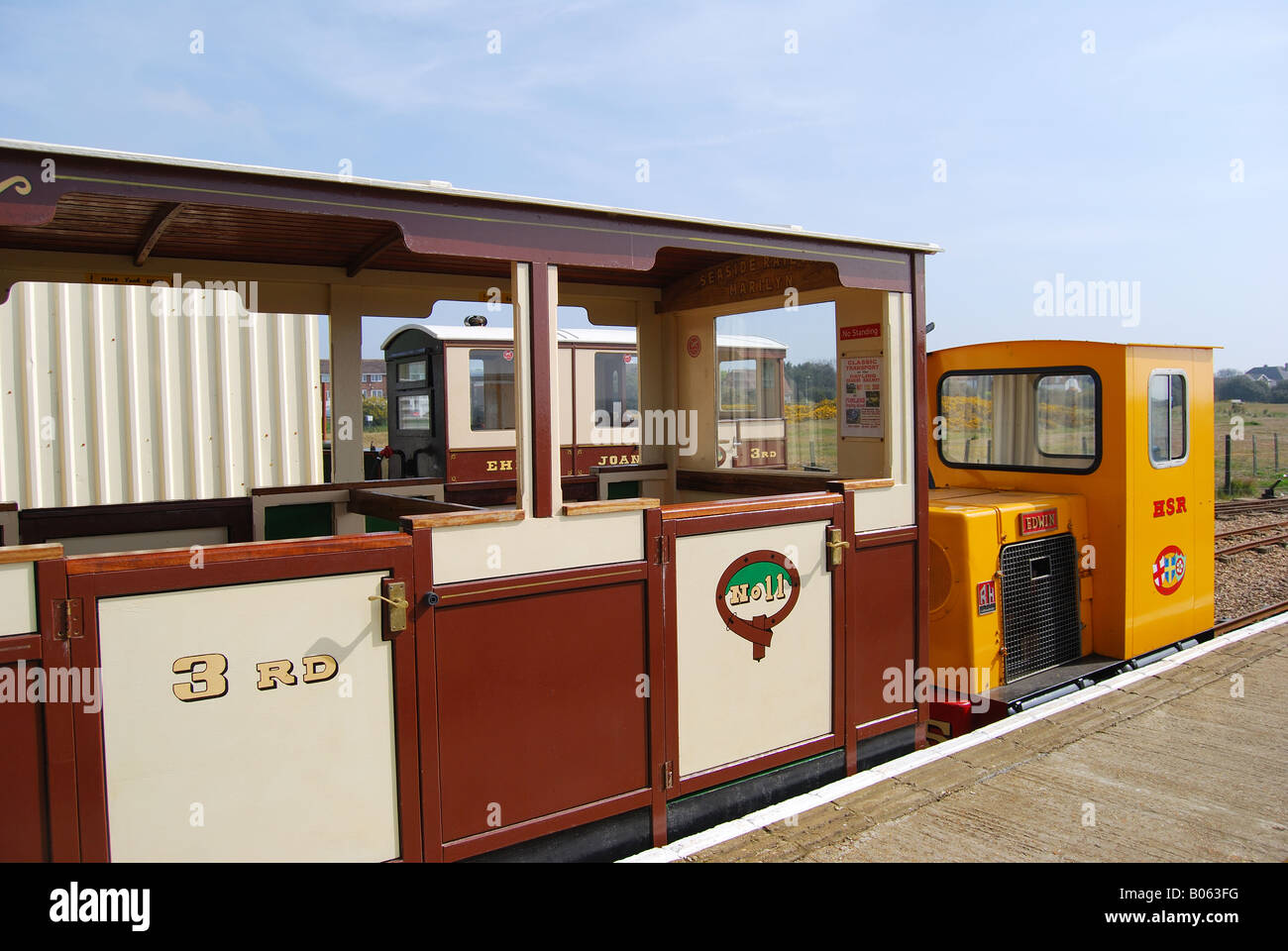 Hayling ferroviarie, Hayling Island, Hampshire, Inghilterra, Regno Unito Foto Stock