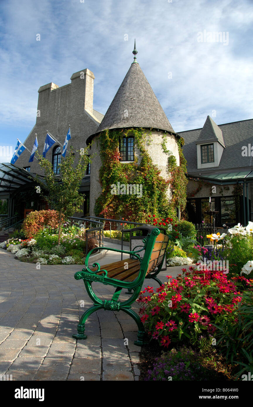 Canada, Québec. Pointe-au-Pic, l'hotel Fairmont Le Manoir Richelieu, casinò Charlevoix. PR. Foto Stock