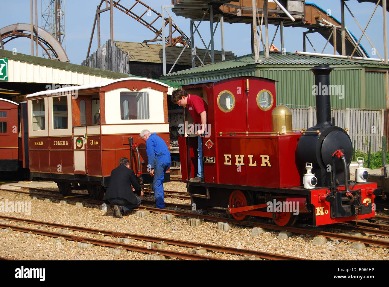 Hayling ferroviarie, Hayling Island, Hampshire, Inghilterra, Regno Unito Foto Stock