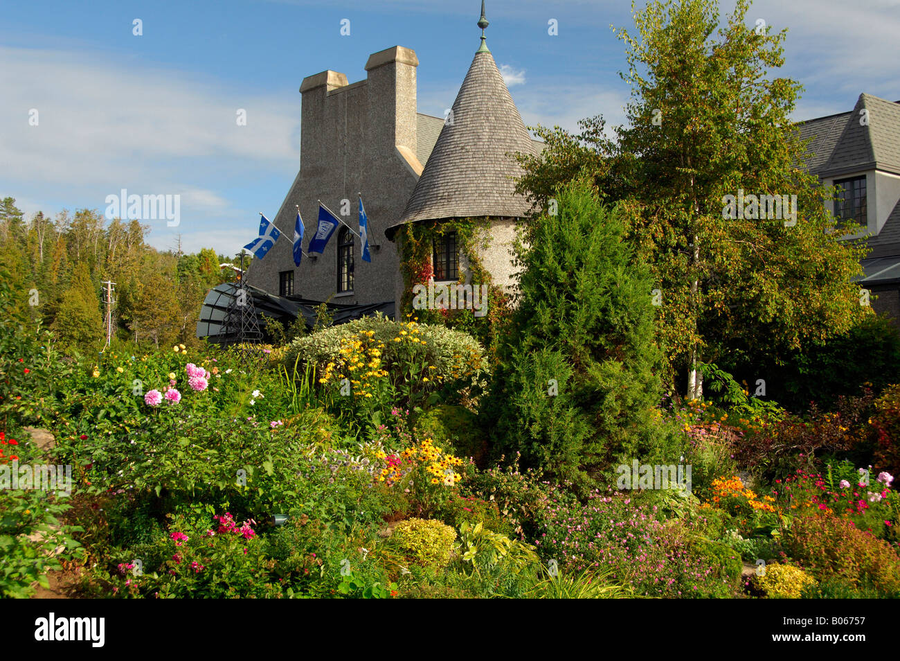 Canada, Québec. Pointe-au-Pic, l'hotel Fairmont Le Manoir Richelieu, casinò Charlevoix. PR. Foto Stock